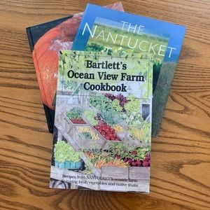Lot of 3 Nantucket Cookbooks